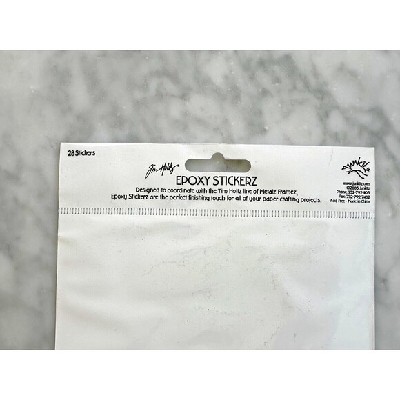 NEW Lot of Scrapbooking Junk Journal Travel Stickers- Tim Holtz Epoxy- 160 pcs - Picture 4 of 16